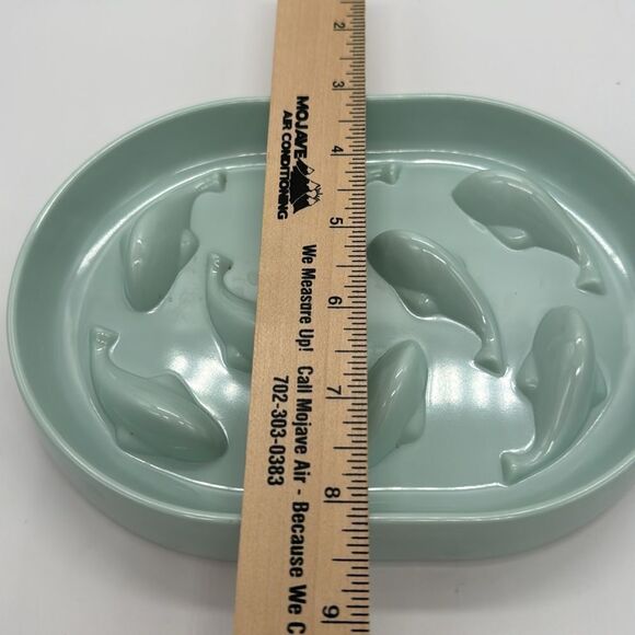 Anti-slip Fun Slow-feeding Plate Cat Bowl Pet Feeder Bowls Melamine Set of 2 - Picture 5 of 5